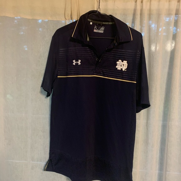 Under Armour Notre Dame Polo - Picture 1 of 3